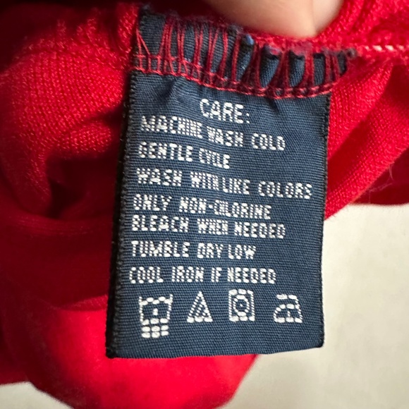 Ralph Lauren Y2k Red Tie Front Ruched Tube Top - Picture 3 of 4